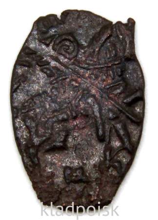 Копейка медь Алексей Михайлович (чешуя), Медный бунт, Москва, Новый монетный двор, арт 7