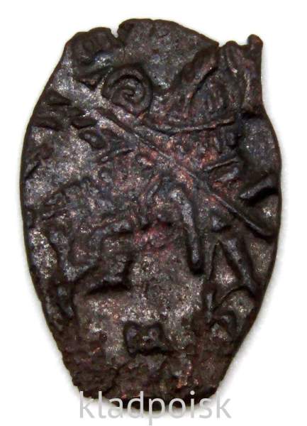 Копейка медь Алексей Михайлович (чешуя), Медный бунт, Москва, Новый монетный двор, арт 7