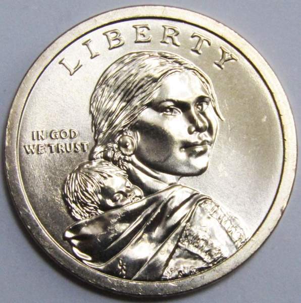 Монета 1 доллар Сакагавея, Мария Толчиф, Индейцы в балете, 2023 P Монета 1 доллар Сакагавея, Мария Толчиф, Индейцы в балете, 2023 P