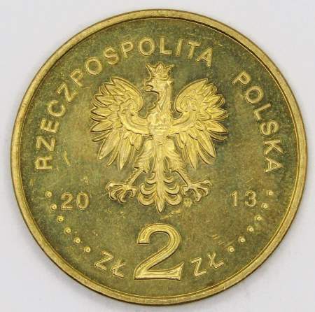 Монета 2 злотых Польша 2013 - 130 лет со дня смерти Циприана Камиля Норвида