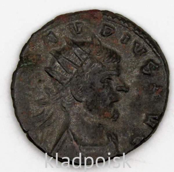 Монета Антониниан Римская Империя Император Марк Аврелий Клавдий II Готский 268-270 гг. Монета Антониниан Римская Империя Император Марк Аврелий Клавдий II Готский 268-270 гг.
