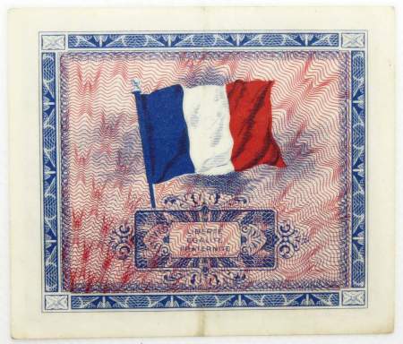 Банкнота 5 франков 1944 года Франция (оккупация)