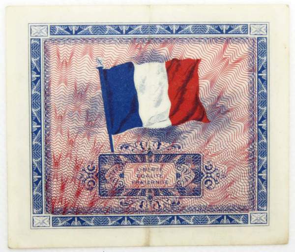 Банкнота 5 франков 1944 года Франция (оккупация)