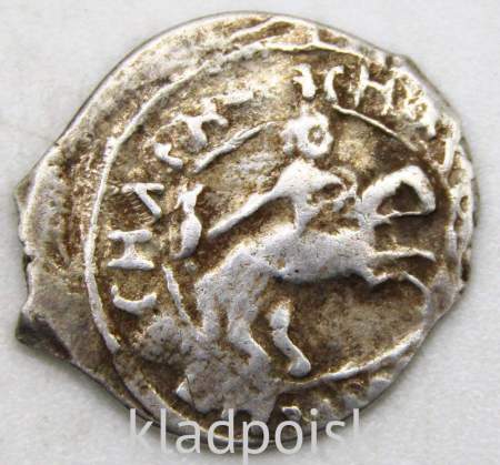 Денга 1415 г. Василий Дмитриевич, серебро, Москва, арт 2