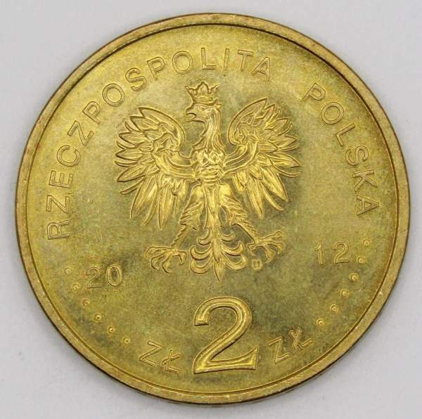 Монета 2 злотых Польша 2012 - 100 лет со дня смерти Болеслава Пруса