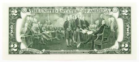 Банкнота 2 доллара США 2013 года, L - Сан-Франциско
