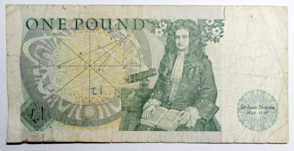 Банкнота 1 фунт 1978-1984 гг - Банк Англии - Великобритания