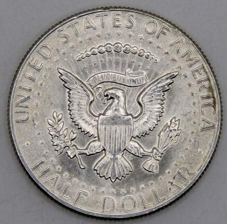 Монета 50 центов США «Кеннеди» 1969 года серебро 400 пробы, арт 5