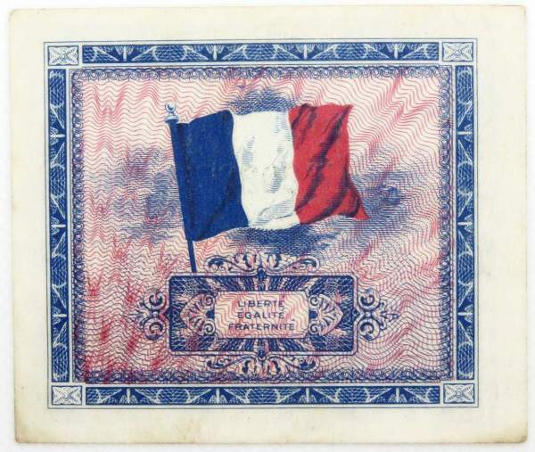 Банкнота 2 франка 1944 года Франция (оккупация)