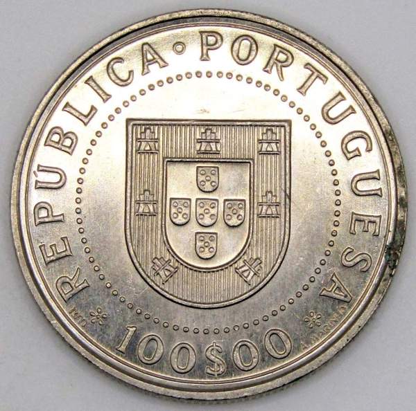 Монета 100 эскудо 1990 года, 350 лет со дня восстановления португальской независимости, Португалия Монета 100 эскудо 1990 года, 350 лет со дня восстановления португальской независимости, Португалия