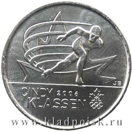 Монета  25 центов Канада, XXI зимние Олимпийские Игры, Ванкувер 2010 – Синди Классен