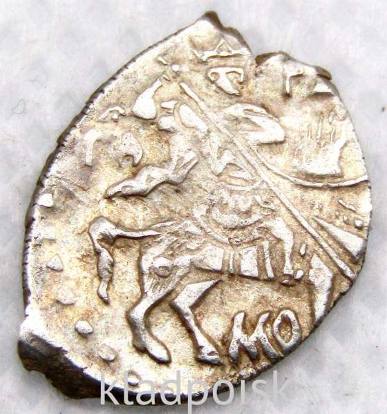 Копейка серебро Борис Федорович Годунов (чешуя), 1598-1605 гг. Московский денежный двор МО ГД-РЬ (арт 1)