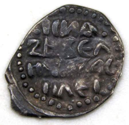 Денга 1416-1423 гг. Василий Дмитриевич, серебро, Северо-Восток ВКМ