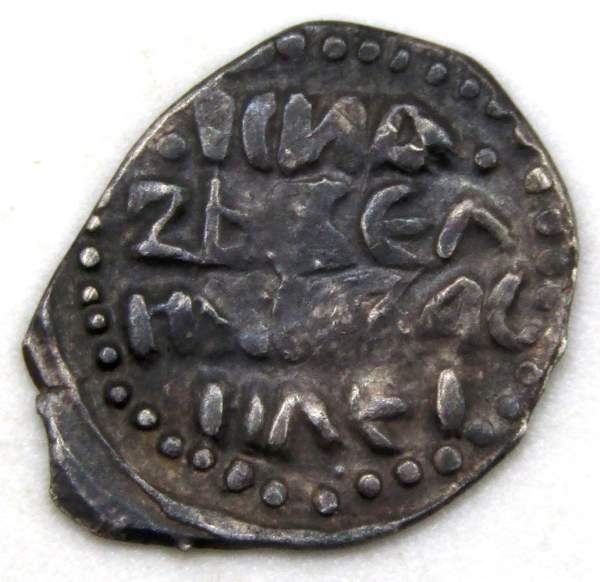 Денга 1416-1423 гг. Василий Дмитриевич, серебро, Северо-Восток ВКМ