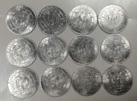 Полный набор монет 10 шиллингов Сомалиленд серии «Знаки Зодиака» без альбома