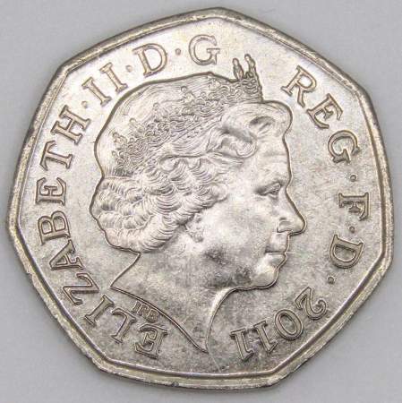 Памятная монета 50 пенсов 2011 года Гандбол - Олимпийские игры в Лондоне