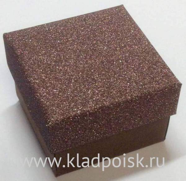 Коробка подарочная «Монпасье» коричневая Коробка подарочная «Монпасье» коричневая