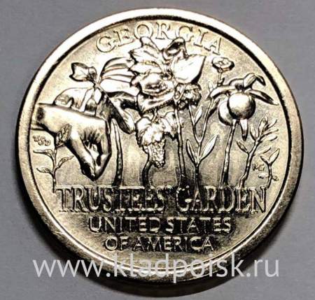 Монета 1 доллар США Сад попечителей серии Американские инновации и новаторы (2019) P