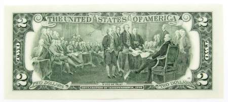 Банкнота 2 доллара США 2013 года, В - Нью-Йорк