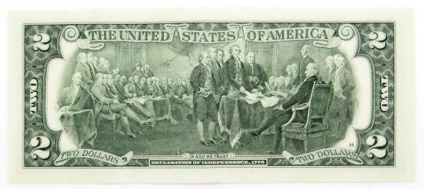 Банкнота 2 доллара США 2013 года, В - Нью-Йорк
