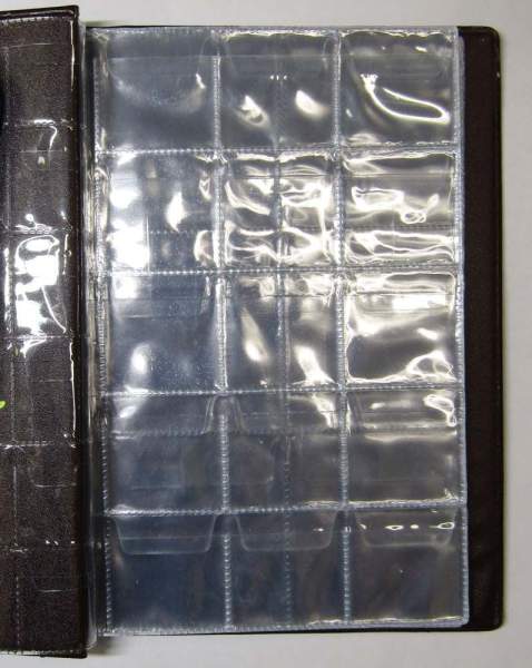 Альбом для монет М-192 вертикальный комбинированный