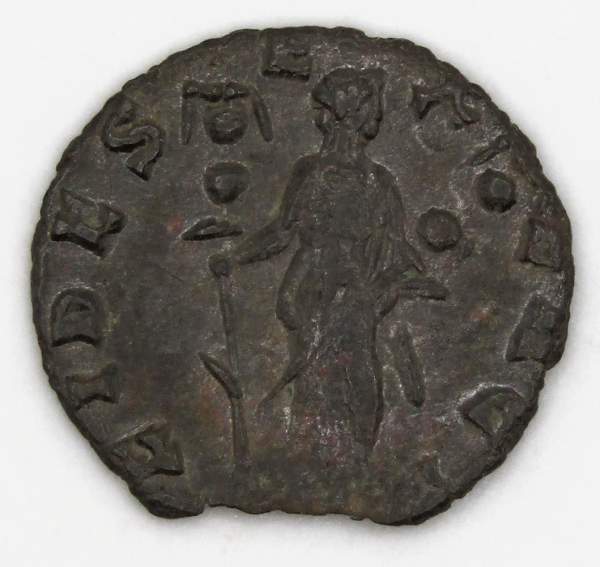 Монета Антониниан Римская Империя Император Марк Аврелий Клавдий II Готский 268-270 гг., арт 11 Монета Антониниан Римская Империя Император Марк Аврелий Клавдий II Готский 268-270 гг., арт 11