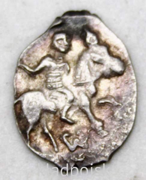 Денга Иван IV Васильевич Грозный (чешуя), серебро, Тверь, ГКХ-101