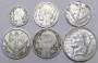 Набор из 6 регулярных монет Франции 1941-1959 года
