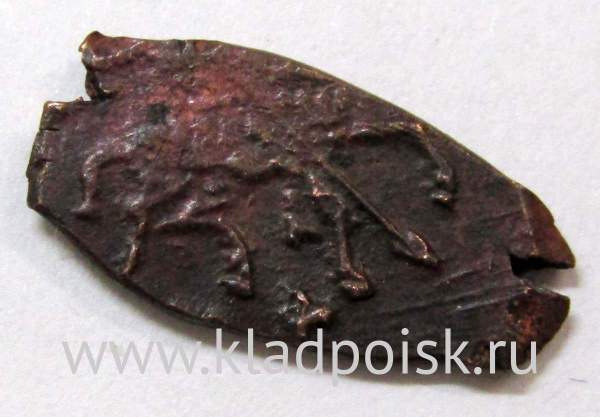 Копейка медь Алексей Михайлович (чешуя), 1655-1663 гг. Медный бунт (арт 9)