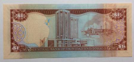 Банкнота 1 доллар 2006 года - Тринидад и Тобаго