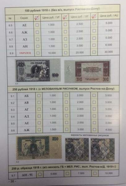 Каталог Деньги Белого Юга Каталог Деньги Белого Юга