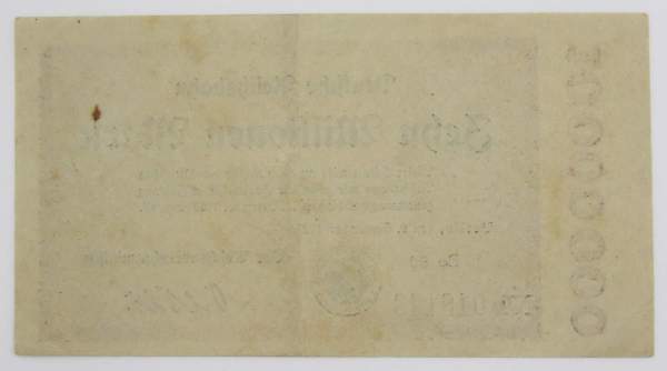 Банкнота 10 миллионов марок 1923 года - Веймарская Республика Банкнота 10 миллионов марок 1923 года - Веймарская Республика