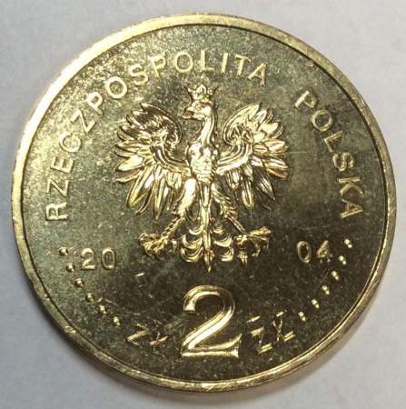 Монета 2 злотых Польша Александр Чекановский из серии Польские путешественники и исследователи, 2004