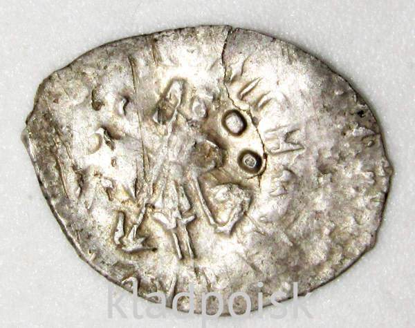 Денга Василий II Васильевич «Тёмный», серебро Москва, арт 2