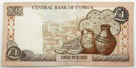 Банкнота 1 фунт 1997 года, Кипр