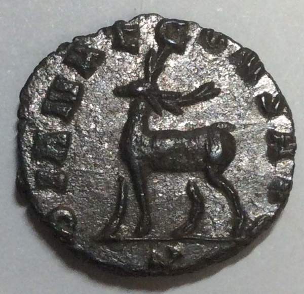 Монета Антониниан Римская Империя Публий Лициний Эгнаций Галлиен (218-268), арт 18 Монета Антониниан Римская Империя Публий Лициний Эгнаций Галлиен (218-268), арт 18