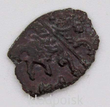 Копейка медь Алексей Михайлович (чешуя), Медный бунт, Москва, Новый монетный двор