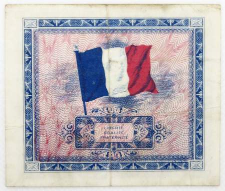 Банкнота 10 франков 1944 года Франция (оккупация)