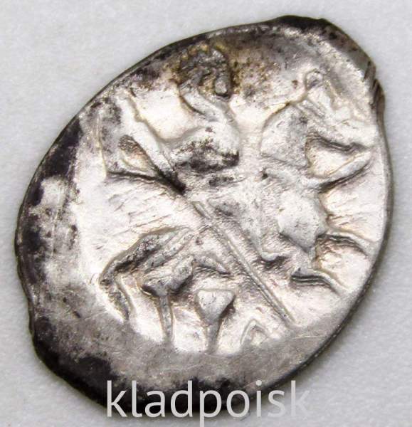 Копейка (чешуя) серебро Иван IV Васильевич Грозный 1533-1584 гг., Псковский денежный двор, арт 4