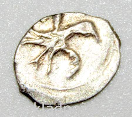 Полушка (1/4 копейки) серебро Иван IV Васильевич Грозный 1533-1584 гг. Москва, арт 5