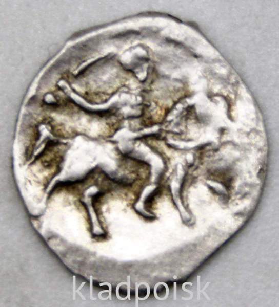 Денга Иван IV Васильевич Грозный (чешуя), серебро, Тверь, ГКХ-94, арт 3