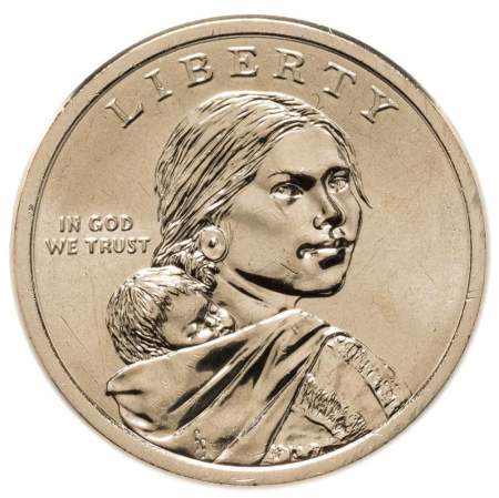 Монета 1 доллар Сакагавея, Закон 1924 года о гражданстве для индейцев, 2024 D