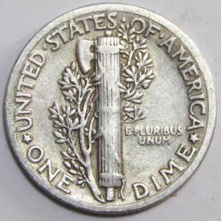 Монета 1 дайм (10 центов) США 1936 Серебро 900 пробы