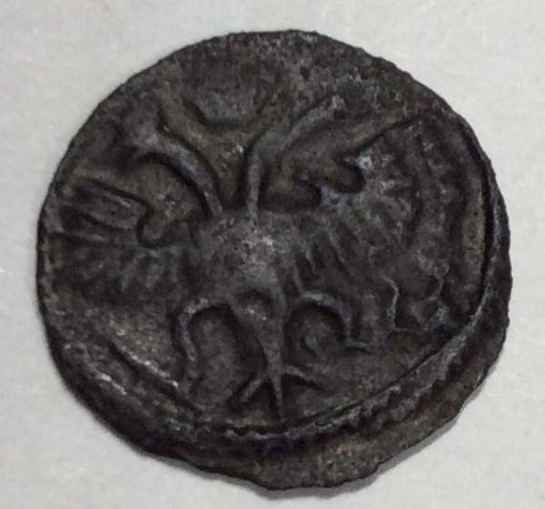 Монета 1 полушка Российской Империи 1721 года (Петр I) арт 2 Монета 1 полушка Российской Империи 1721 года (Петр I) арт 2