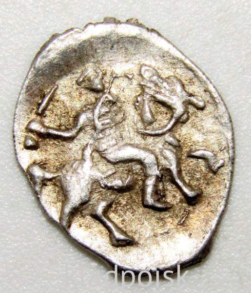 Денга Иван IV Васильевич Грозный (чешуя), серебро, Тверь, арт 7 Денга Иван IV Васильевич Грозный (чешуя), серебро, Тверь, арт 7