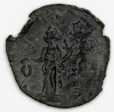 Монета Антониниан Римская Империя Император Марк Аврелий Клавдий II Готский 268-270 гг., арт 5