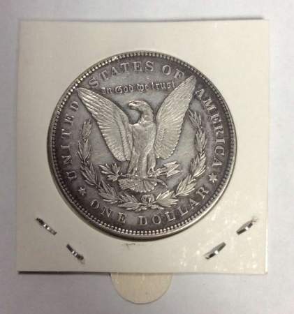 Монета 1 доллар Моргана США, Серебро 900 пр., 1897 год