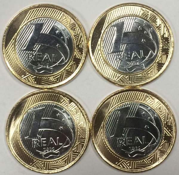 Набор монет Бразилия 1 реал Олимпиада 2016 г в Рио де Жанейро, 3 выпуск - Дзюдо, Футбол, Волейбол, Паралимпийская легкая атлетика, 2015 год Набор монет Бразилия 1 реал Олимпиада 2016 г в Рио де Жанейро, 3 выпуск - Дзюдо, Футбол, Волейбол, Паралимпийская легкая атлетика, 2015 год