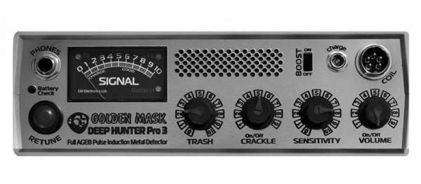 Металлоискатель Golden Mask Deep Hunter PRO 3 с рамкой 125х125 см.