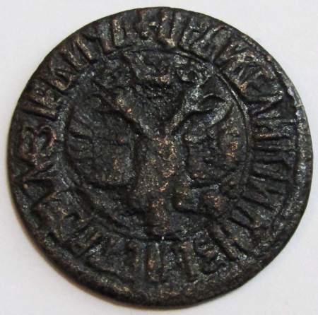 Монета денга Российской Империи 1706 (Петр I), арт 2